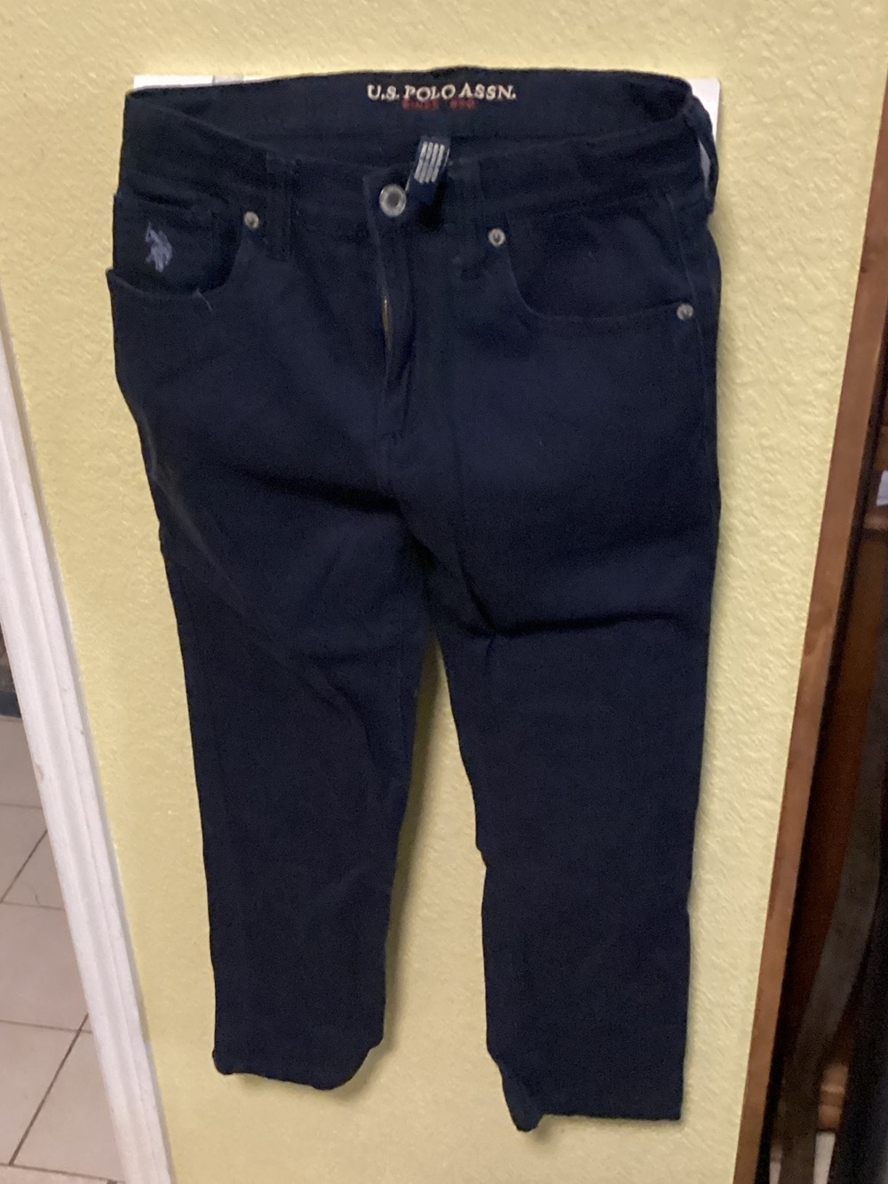 U.S. Polo Assn. boys Dark Navy Cropped Jeans size 10